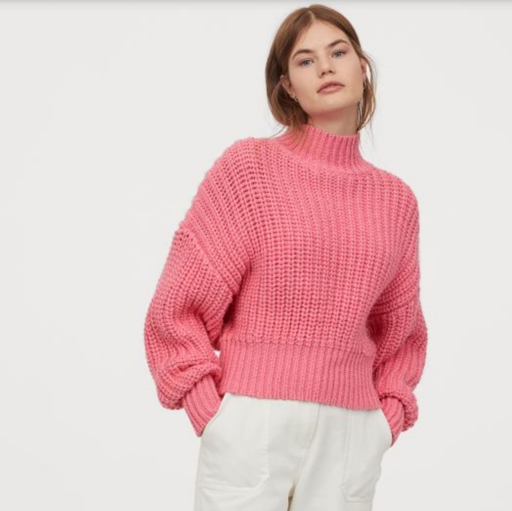 H&M Pink Ribbed Sweater - Picture 2 of 7